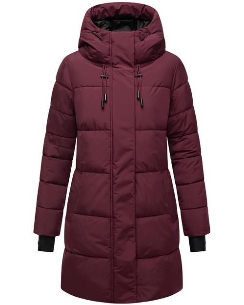 MARIKOO Vinterfrakke 'Kaituu XVI'  vinrød