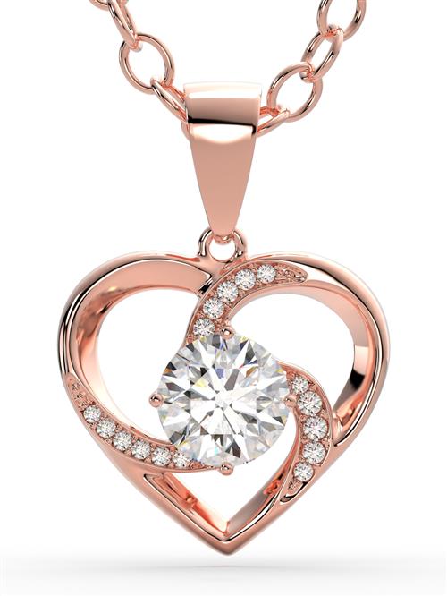 SERASAR Kæde 'Emotion'  rosa guld