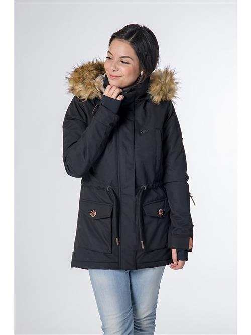 CNSRD Vinterjakke 'ABBEY FLORA'  sort