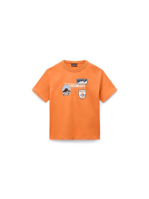 NAPAPIJRI Shirts 'S-Primero'  opal / orange / sort / offwhite