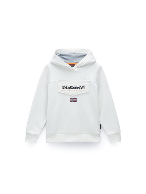 NAPAPIJRI Sweatshirt 'Burgee W 3'  blå / mørkerød / sort / hvid