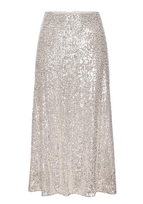 LASCANA Nederdel  champagne / sølv