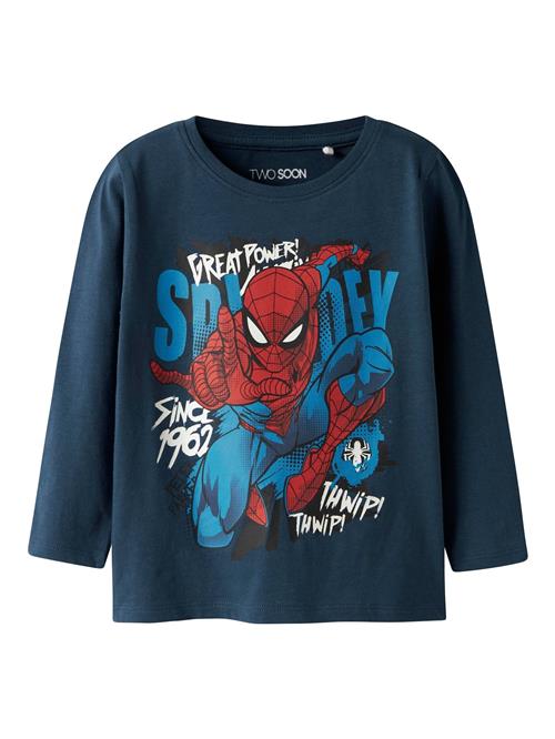 TWO SOON Shirts 'Spider-Man'  natblå / royalblå / rød / hvid
