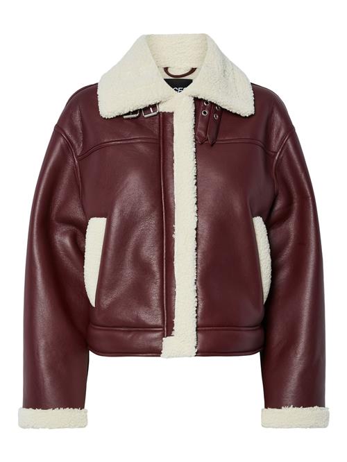 PIECES Overgangsjakke 'PCJanelle'  bordeaux