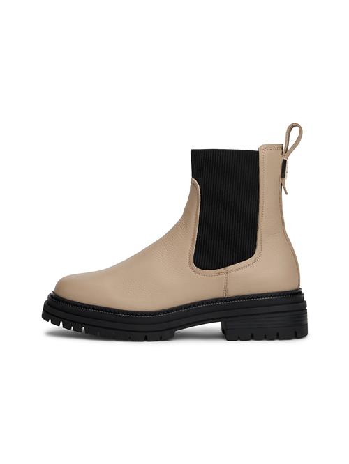 TOMMY HILFIGER Chelsea Boots  beige / sort