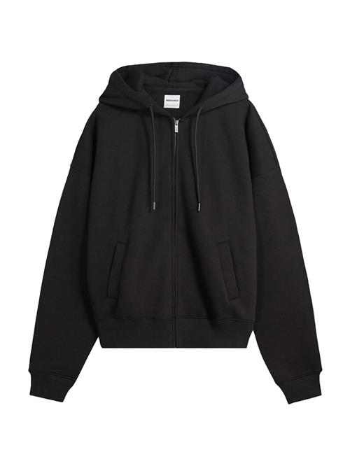 Bershka Sweatjakke  sort