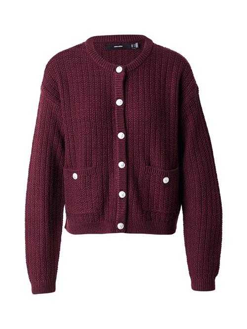 VERO MODA Cardigan 'VMHarper'  vinrød