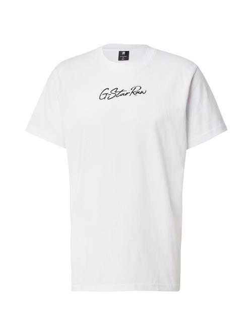 G-STAR Bluser & t-shirts 'Autograph'  sort / hvid