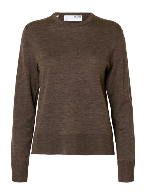 SELECTED Pullover 'SLFThea'  mørkebrun