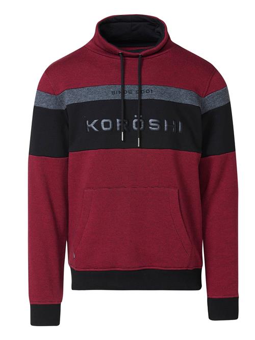 KOROSHI Pullover  mørkegrå / rød / sort