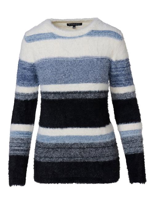 KOROSHI Pullover  blå / grå / sort / hvid
