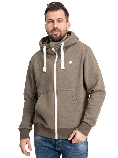 deproc Sweatjakke 'FinnCMYK II MEN'  cappuccino