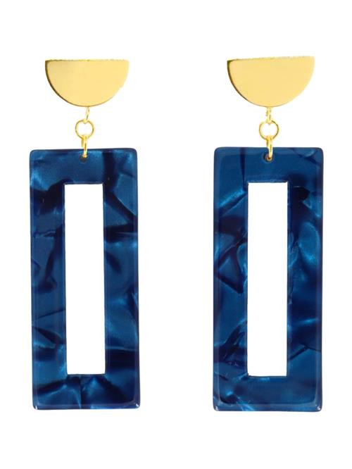 Fräulein Wunder Øreringe 'Akane'  navy / sort