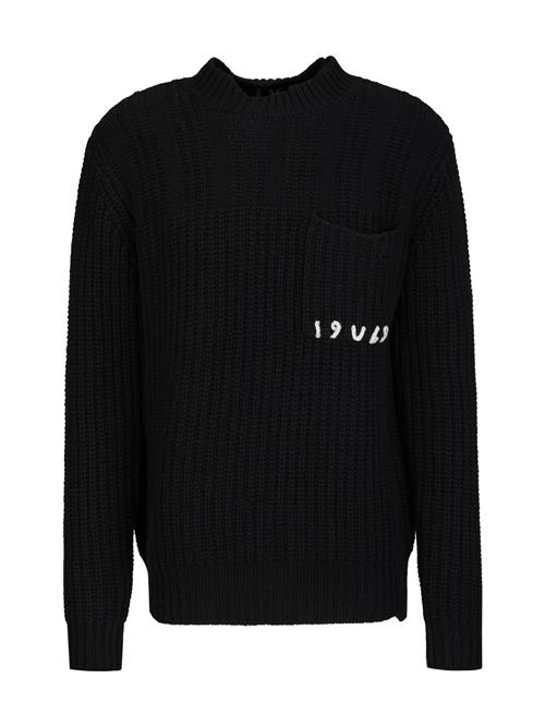 19V69 ITALIA Pullover 'Areo'  sort / hvid