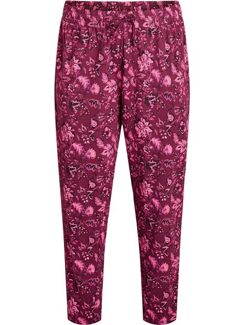 Zizzi Pyjamasbukser 'MDana'  pink / mørk pink