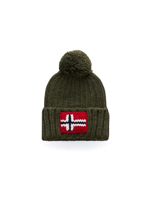 NAPAPIJRI Hue 'Semiury 5'  oliven / rød / sort / hvid