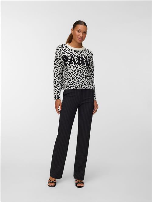 VERO MODA Pullover 'VMTres'  sort / hvid