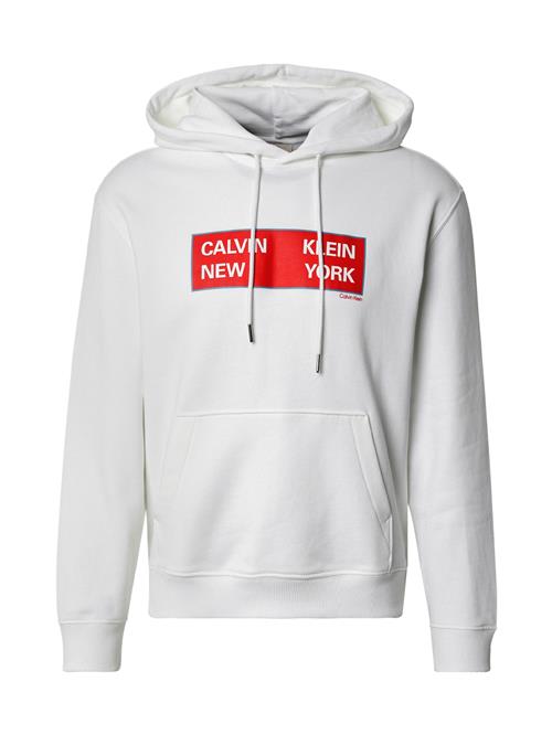 Calvin Klein Jeans Sweatshirt  grenadine / hvid