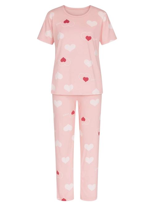 fashionshowcase Pyjamas 'HEARTSTRIPE'  rosé