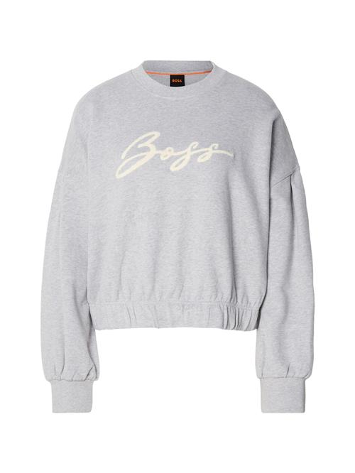BOSS Sweatshirt 'C_Easton'  grå / hvid