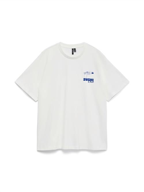 VERO MODA Shirts 'VMLILJE CATY'  mørkeblå / hvid