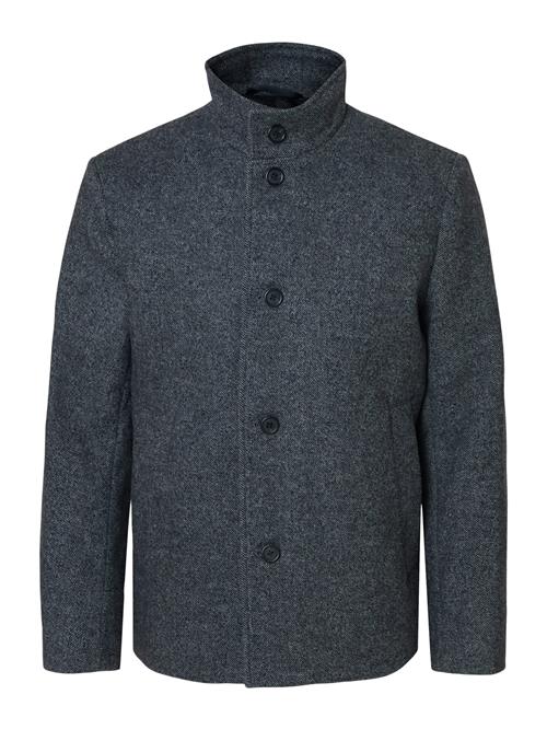 SELECTED Overgangsjakke 'SLHRainar'  røgblå / sort