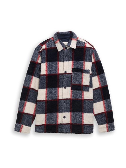 TOM TAILOR Overgangsjakke  navy / kirsebærsrød / hvid