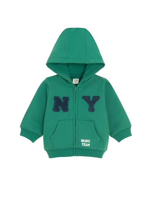 Cool Club Sweatjakke  marin / grøn / hvid