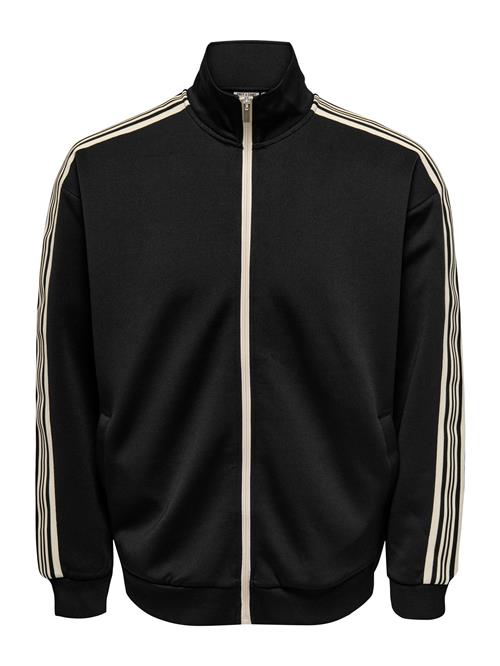 Only & Sons Sweatjakke 'ONSRIBER'  natblå / hvid