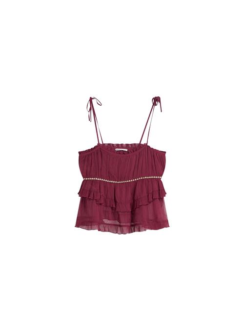 Bershka Overdel  burgunder