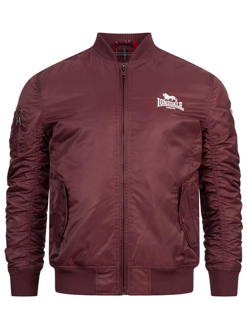 LONSDALE Overgangsjakke 'Tern Hill'  rød / hvid