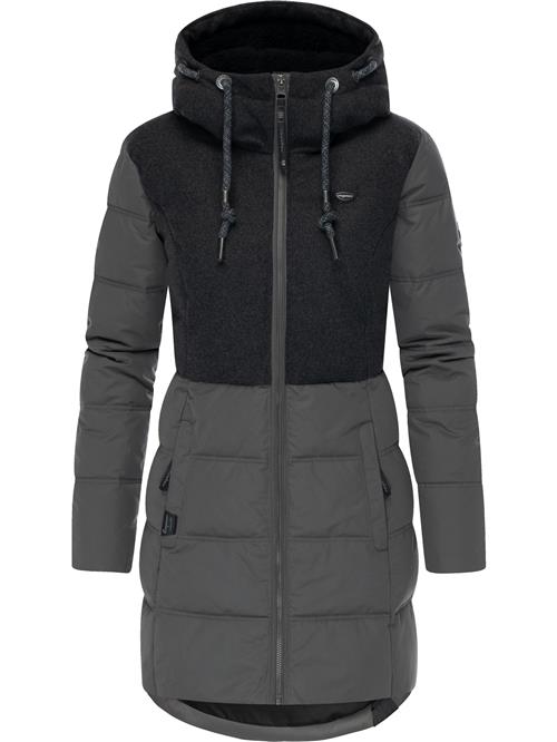 Ragwear Vinterfrakke 'Ashani'  grå / sort