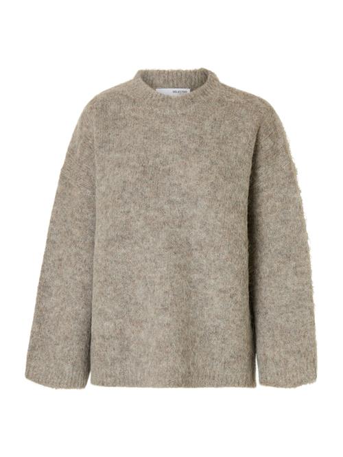 SELECTED Pullover i overstørrelse 'SLFGabriella'  grå-meleret