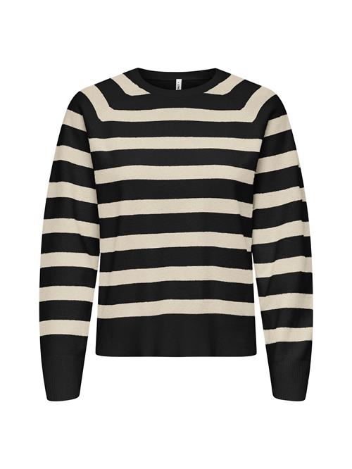 ONLY Pullover 'ONLAMA'  ecru / sort