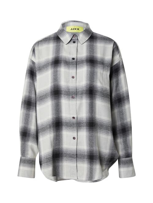 JJXX Bluse 'JXJamie'  lysegrå / sort