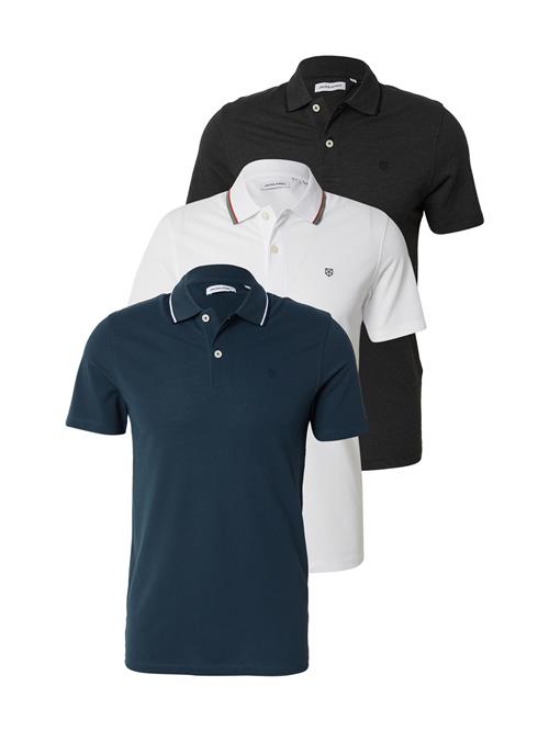 JACK & JONES Bluser & t-shirts 'JWHPAULOS'  marin / sort / hvid