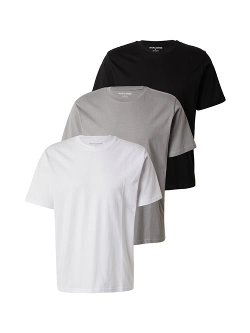 JACK & JONES Bluser & t-shirts  grå / sort / hvid