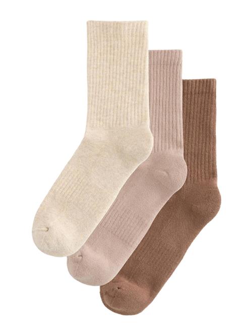 Next Sokker  creme / karamel / lyserød