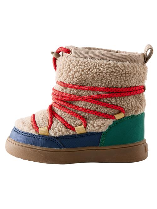 Next Snowboots 'Borg Bungee'  beige / blå / grøn