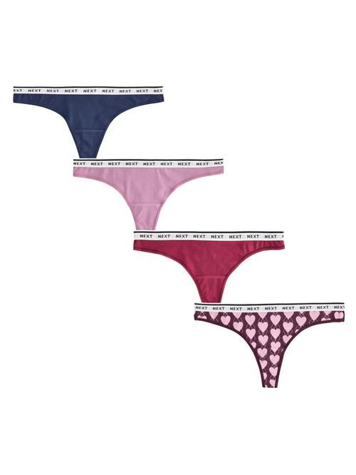 Next String  navy / orkidee / burgunder