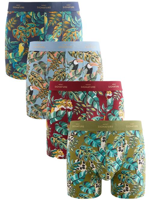 Next Boksershorts  navy / pastelblå / oliven / rød