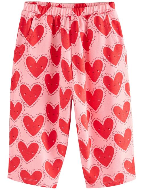 Next Bukser  gammelrosa / rød / sort