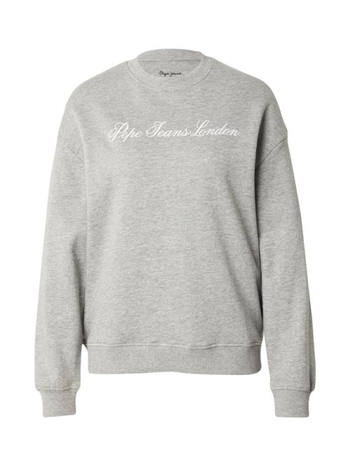 Pepe Jeans Sweatshirt  grå-meleret / hvid