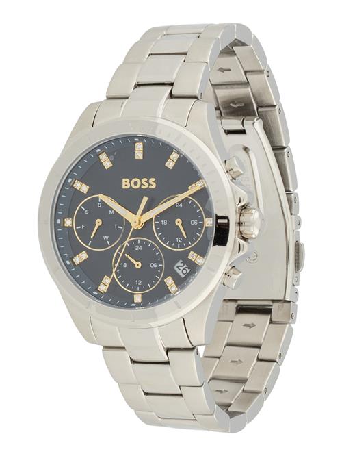 BOSS Analogt ur 'Alley'  guld / sort / sølv / transparent