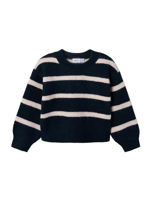 NAME IT Pullover 'NMFOLENSKA'  navy / hvid
