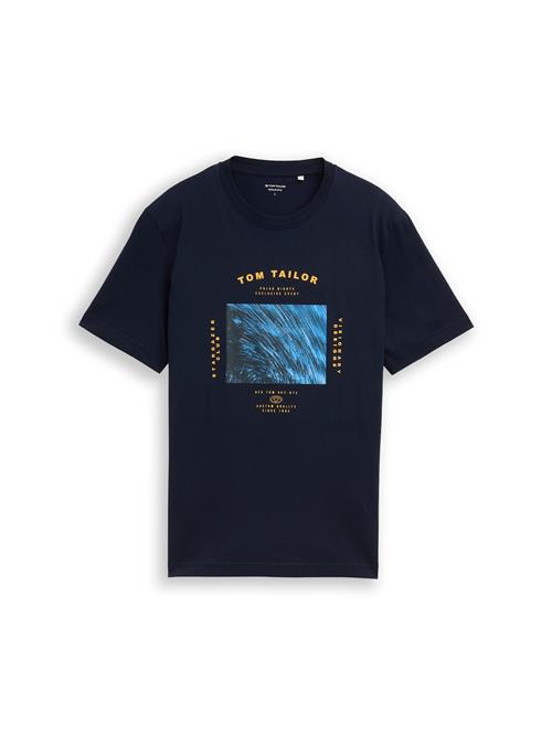 TOM TAILOR Bluser & t-shirts  natblå / azur / mørkegul / hvid