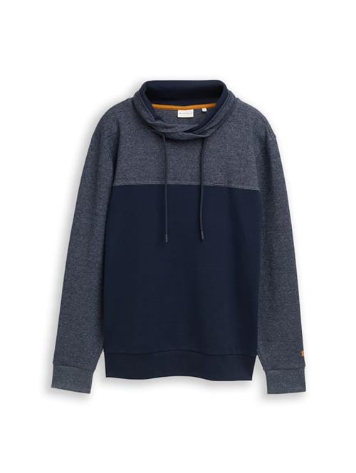 TOM TAILOR Sweatshirt  marin / blå-meleret