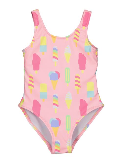 BLUE SEVEN Badedragt  lyseblå / gul / lyserød / mørk pink