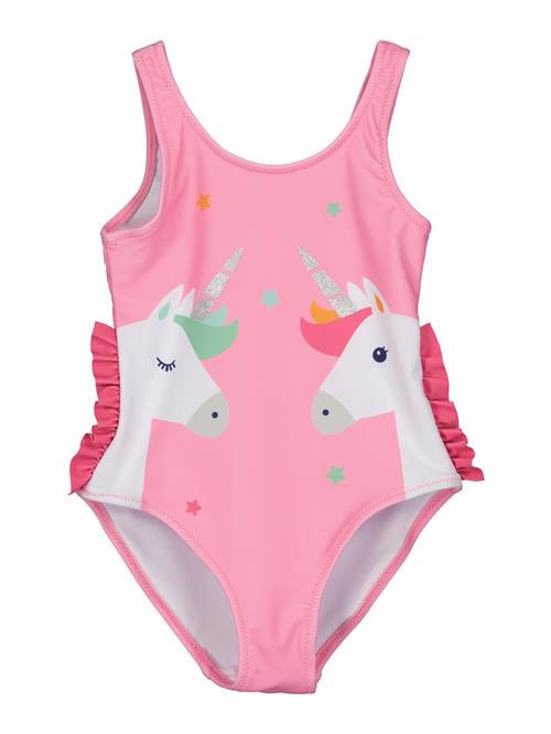 BLUE SEVEN Badedragt  turkis / lyserød / hindbær / hvid