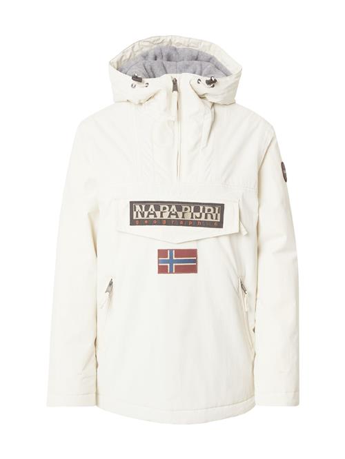 NAPAPIJRI Funktionsjakke 'Rainforest'  beige / sand / rød / sort